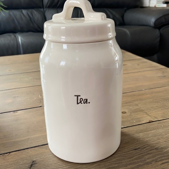 RAE Dunn Tea Canister. - Picture 1 of 4